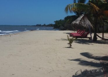 erosion in Hopkins Belize