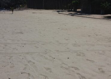 erosion in Hopkins Belize