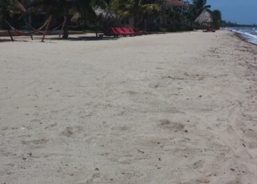 erosion in Hopkins Belize