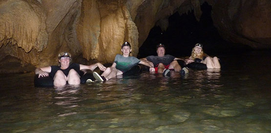 Hopkins Belize Cave Tubing