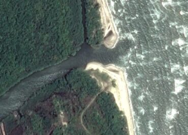 erosion in Hopkins Belize